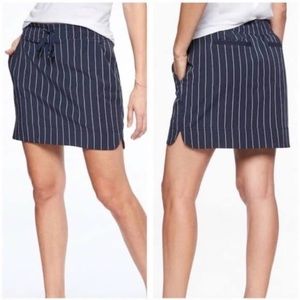 Athleta Women’s Striped Navy Blue Skort